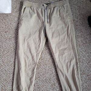 Aeropostale Tan Twill Joggers